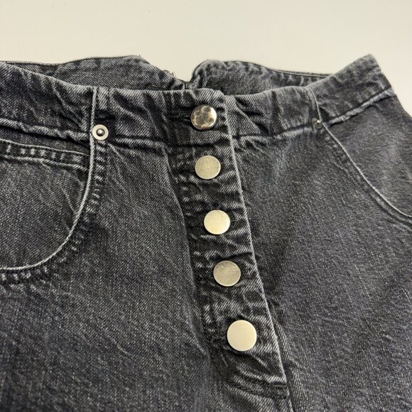 Rachel Comey Jeans Womens 00 27x25 Black Buckle Back Button Fly - Picture 3 of 12